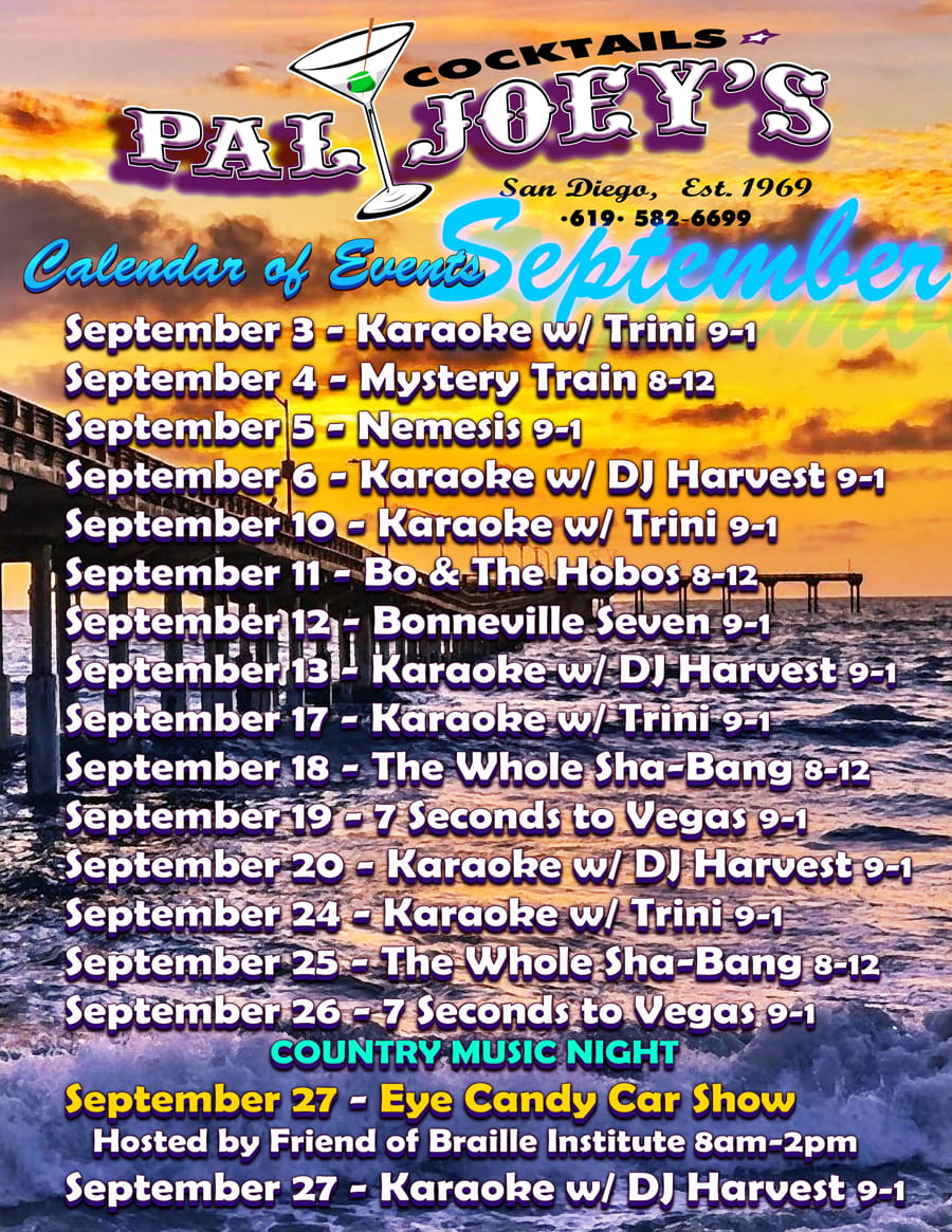 August 2026 Schedule
